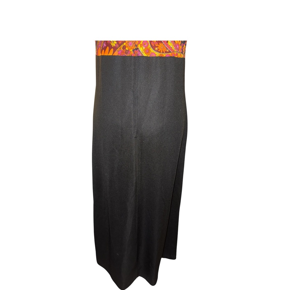 1960’s Trippy hippie flower power appliqué paisley Dress! Flawless time capsule - Picture 8 of 12
